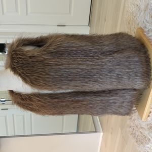 Lined faux fur vest - medium